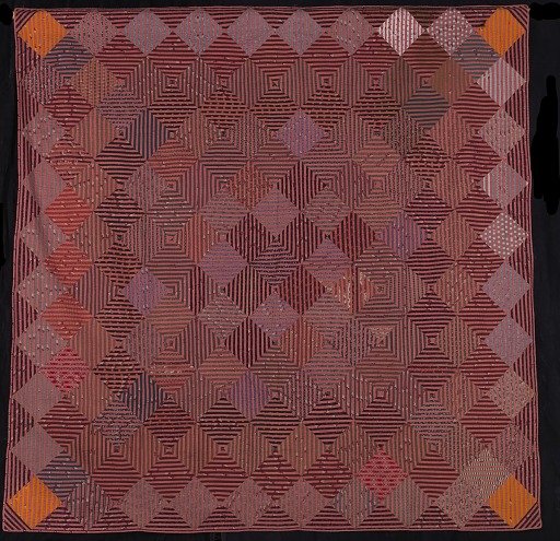 Untitled (Diagonal Stripes in Square)