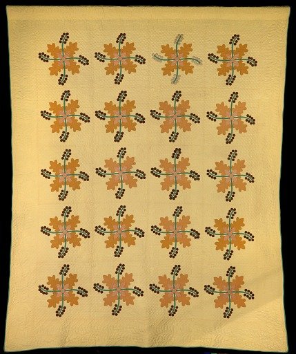 Oak Leaf and Currants