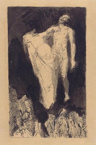 Paolo und Francesca in der Hölle (nach der "Göttlichen Komödie" von Dante, Inferno, Canto 5)